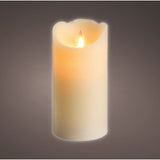 Lumineo 15cm LED Cream Wax Waving Candle