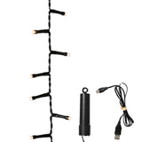 Lumineo 160 Warm White LED Rechargeable Compact Lights (4m)