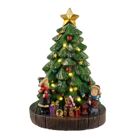 Lumineo 16cm LED Christmas Tree Scene Ornament (Choice of 2)