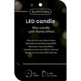 Lumineo 16cm LED Wick Candle Pinecone