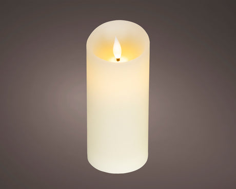 Lumineo 17cm LED Realistic Waving Candle - Cream - 480677