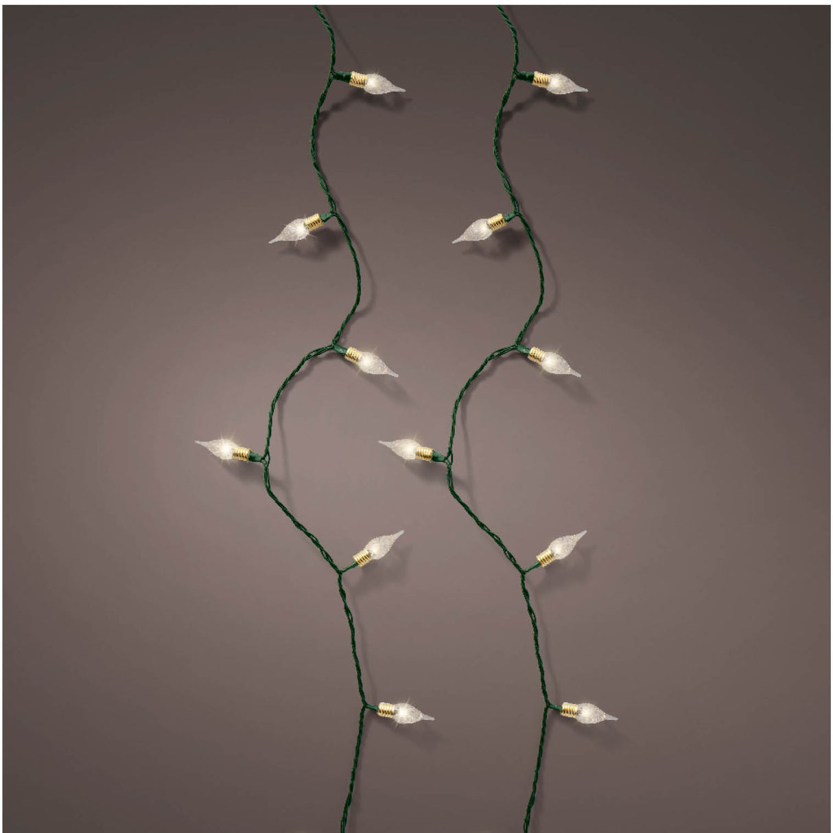 Lumineo 180 Warm White LED Vintage Twinkle Lights (17.9m)
