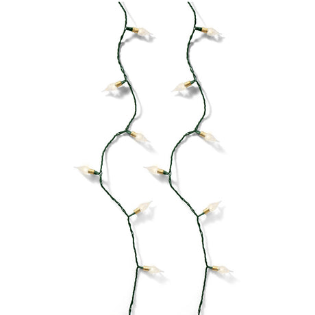 Lumineo 180 Warm White LED Vintage Twinkle Lights (17.9m)
