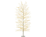 Lumineo 180cm Gold/Classic/Warm White Micro LED Tree - Gold Frame - 501130