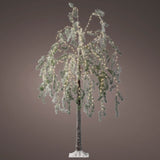 Lumineo 1.5m (5ft) Warm White Micro LED Green Foliage Twig Tree