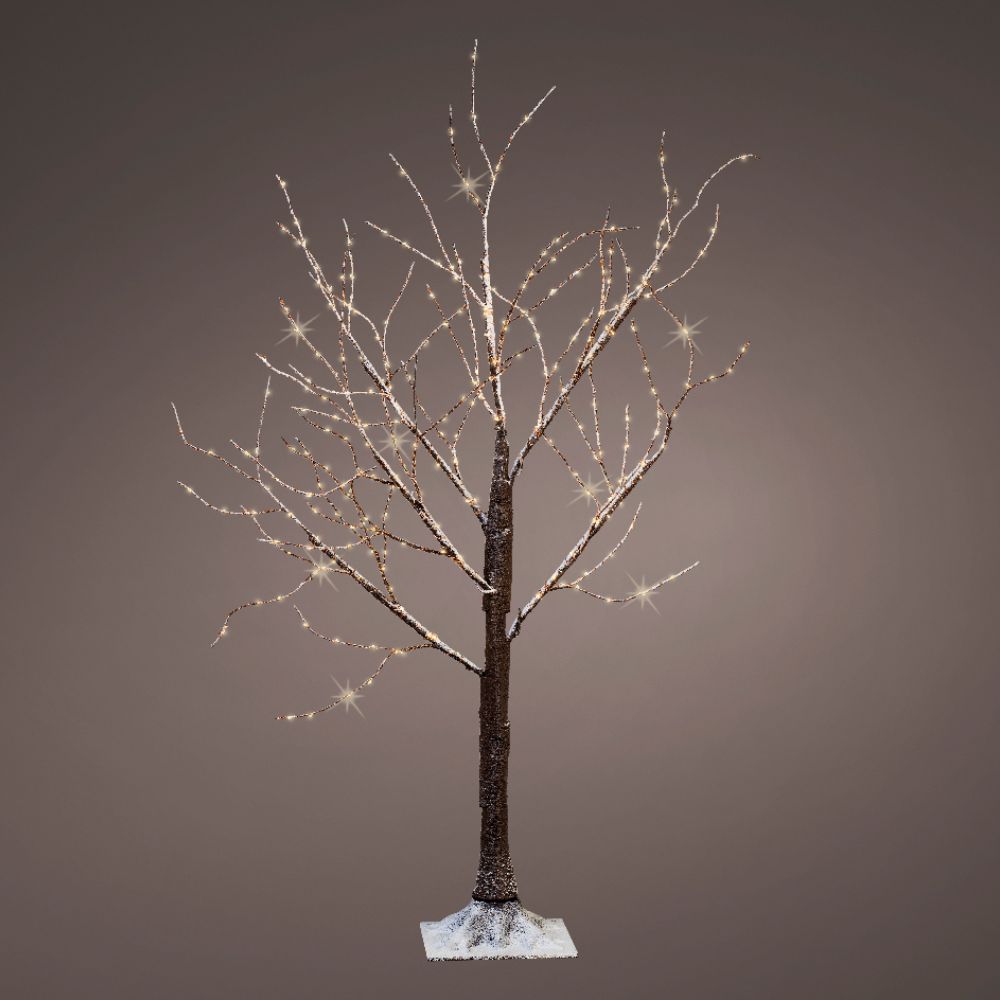 Lumineo 1m Warm White Micro LED Snowy Birch Twig Tree