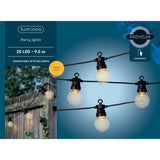 Lumineo 20 LED  Classic White Light Outdoor Bulb Party Lights