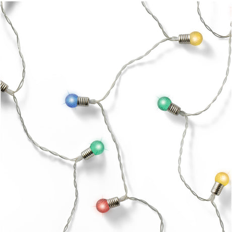 Lumineo 20 Multi Coloured LED Mini Bulb String Lights (Choice of 3)