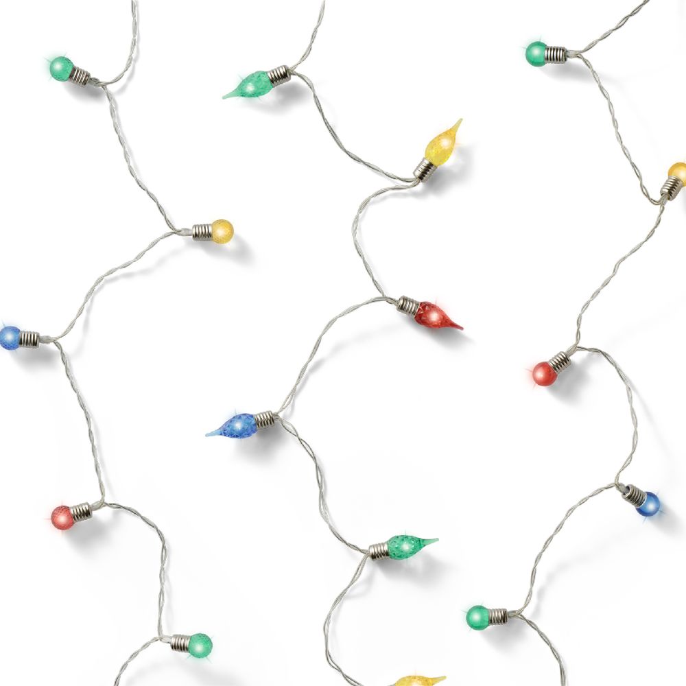 Lumineo 20 Multi Coloured LED Mini Bulb String Lights (Choice of 3)