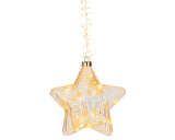 Lumineo 20cm Flashing Micro LED Hanging Star - Warm White/Classic Warm - 480053