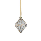 Lumineo 20cm Led Hanging Glass Diamond