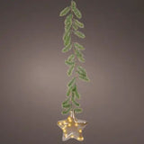 Lumineo 20cm Micro LED Warm White Star with Garland