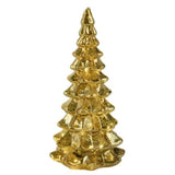 Lumineo 21cm Gold Micro LED Glass Tree