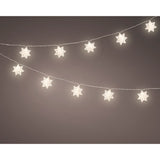 Lumineo 225cm Warm White Paper Snowflake String Lights