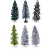 Lumineo 23cm Christmas Village Christmas Trees (Choice of 6)