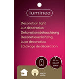 Lumineo 24cm Micro LED Polyresin Santa Ornament