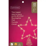 Lumineo 27cm Micro Led Star Tree Topper