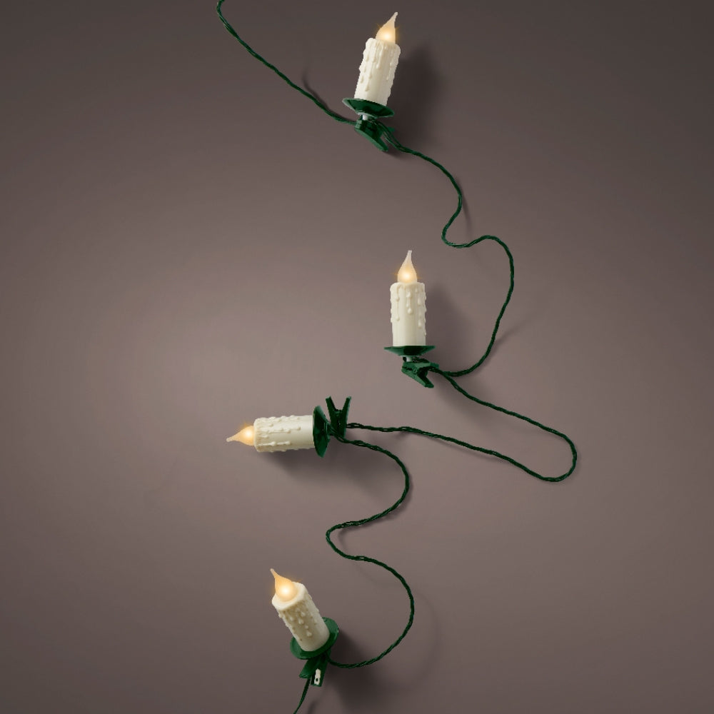 Lumineo 30 Classic Warm LED Candle String Lights (11.6m)