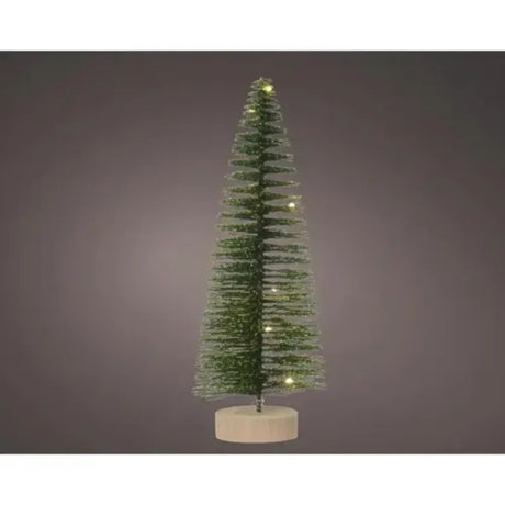 Lumineo 30cm Green Micro LED Tree Warm White