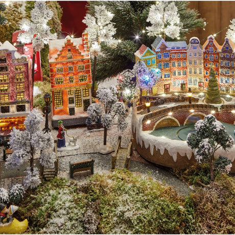 Lumineo 31cm Christmas Village Winter Scenery (Choice of 2) -