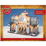 Lumineo 33cm LED Christmas Village Town Hall