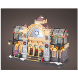 Lumineo 33cm LED Christmas Village Town Hall
