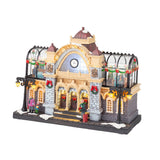Lumineo 33cm LED Christmas Village Town Hall