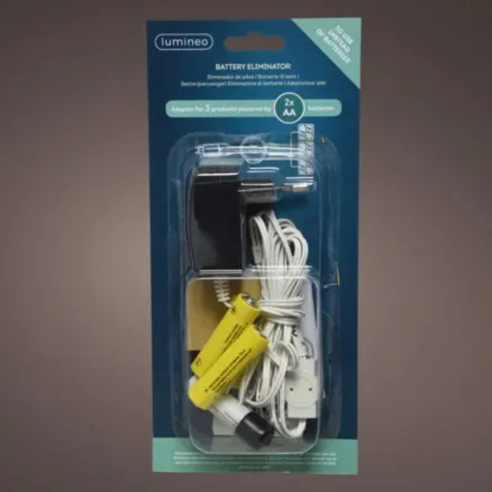 Lumineo 3V Battery Eliminator for 3 x 2AA Indoor Items