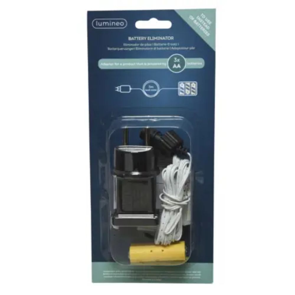 Lumineo 4.5V Battery Eliminator for a 3xAA Indoor Item