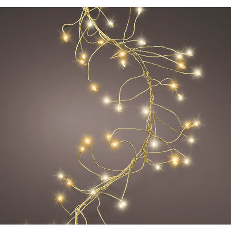 Lumineo 480 Warm White & Classic Warm LED Cluster Micro Wire Lights (3m)