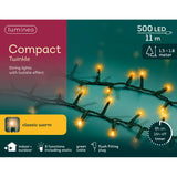 Lumineo 500 Classic Warm LED Compact Christmas Lights (11m)