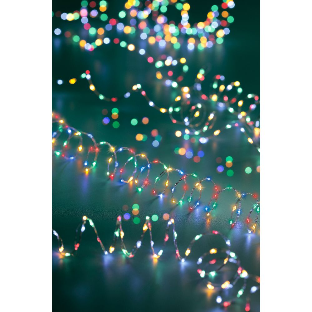 Lumineo 567 Multi Coloured Micro LED Extra Dense String Lights (9m)