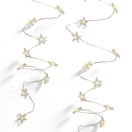 Lumineo 60 Warm White Micro LED Battery Star String Lights (3m)