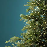 Lumineo 672 LED Classic White Tree Lights Flashing Christmas String Lights