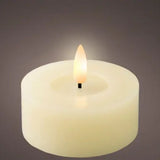 Lumineo 6cm White LED Tealights (set of 2)