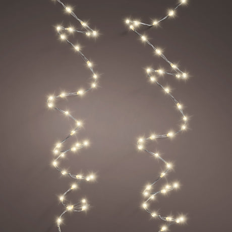 Lumineo 756 Warm White LED Micro Wire String Lights (12m)