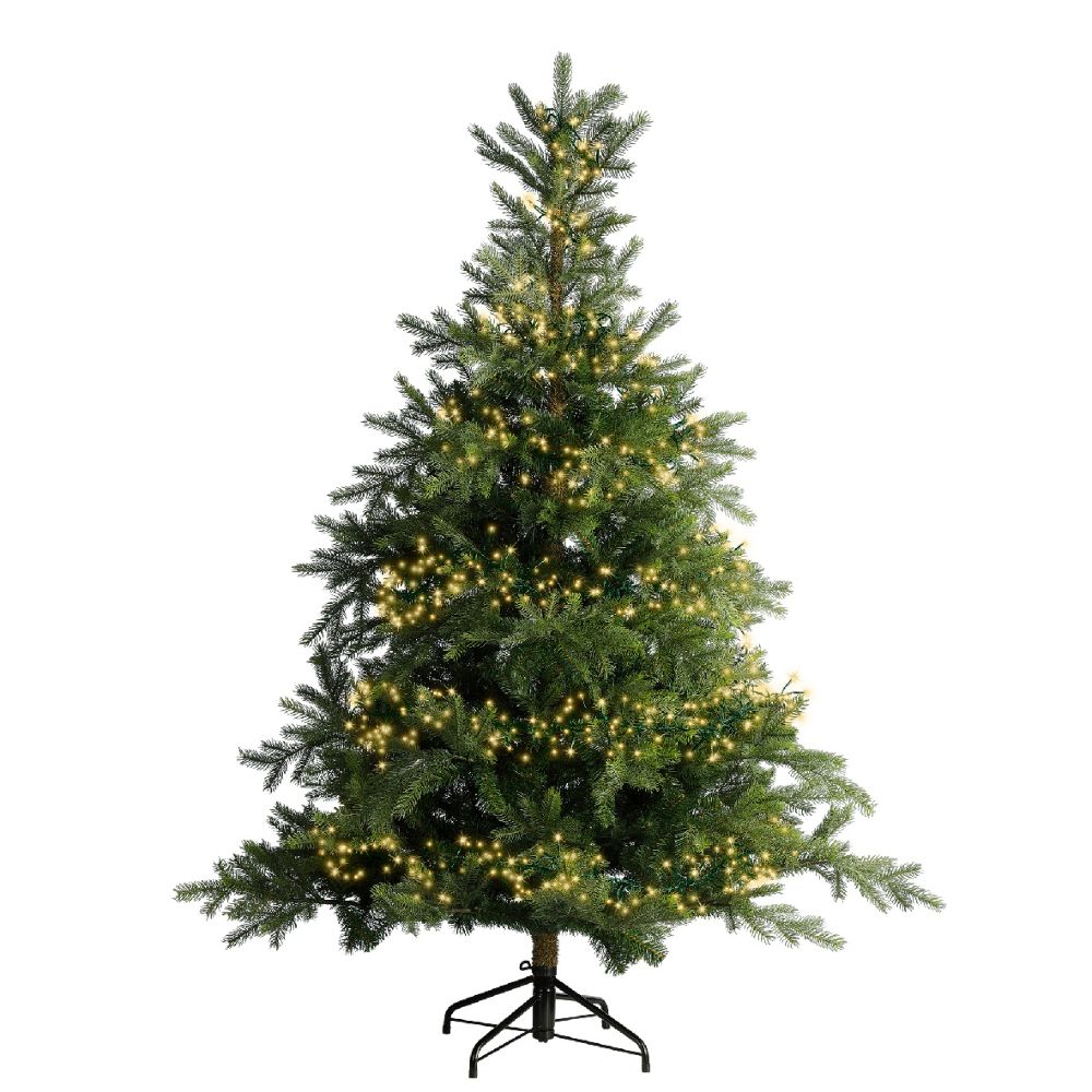 Lumineo 768 Soft Gold LED Twinkle Cluster Christmas Lights (7m)