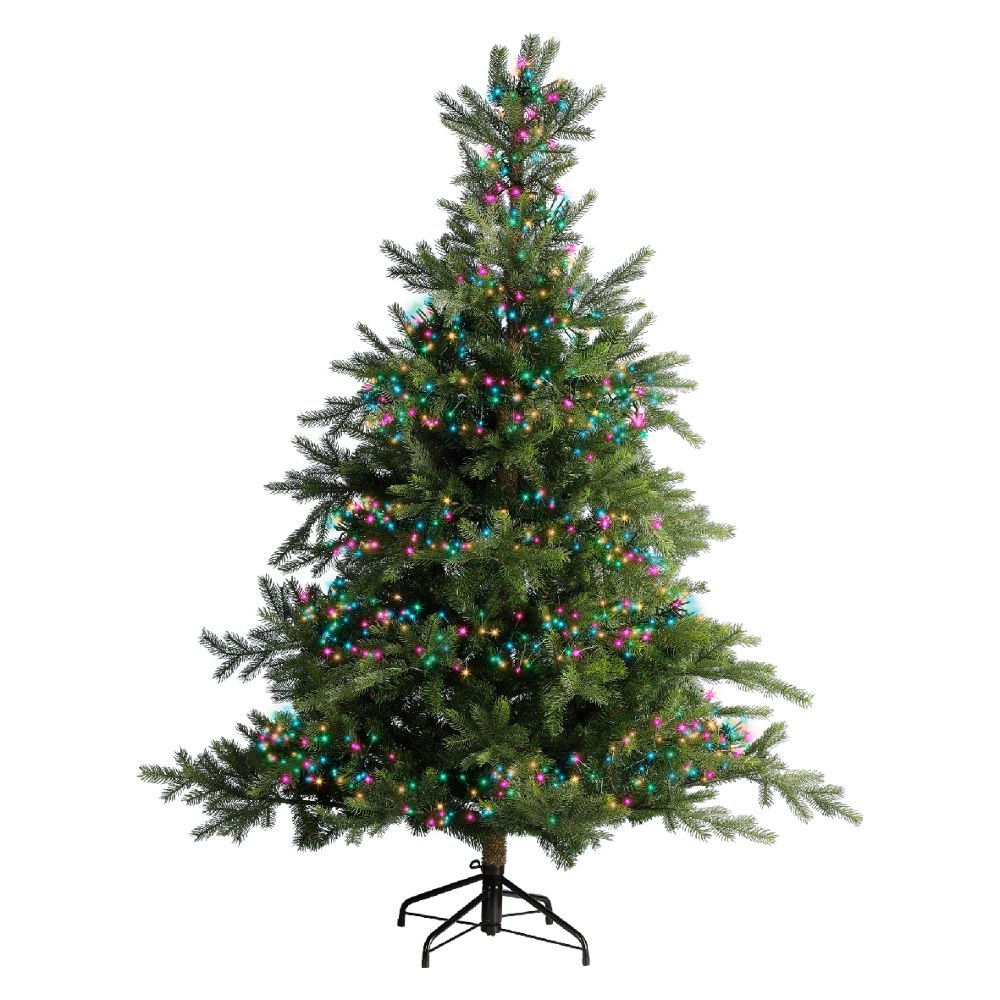 Lumineo 768 Soft Multi-Coloured LED Twinkle Effect Cluster Lights (7m)