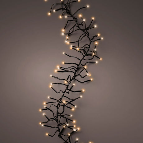 Lumineo 768 Warm White & Classic Warm LED Twinkle Effect Cluster Lights (7m)