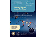 Lumineo 90cm Micro LED Christmas Deco String Lights - (Choice of 3) - 481021
