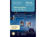 Lumineo 90cm Micro LED Christmas Deco String Lights - (Choice of 3) - 481021
