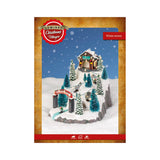 Lumineo 34cm Christmas Village LED Ski Slope Scene