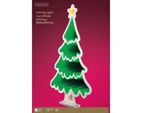Lumineo 40cm LED Lit Infinity Tree Decoration - Green