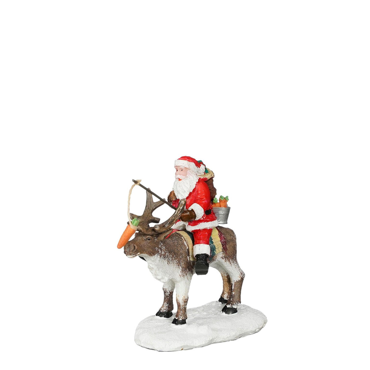 Luville Collectables 10cm Christmas Village Characters - Lure Rudolf