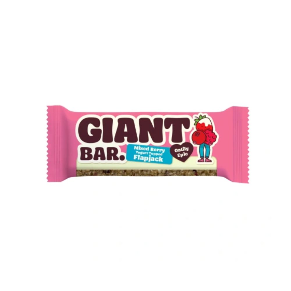 Ma Baker 100g Giant Bar Berry & Yoghurt Flapjack