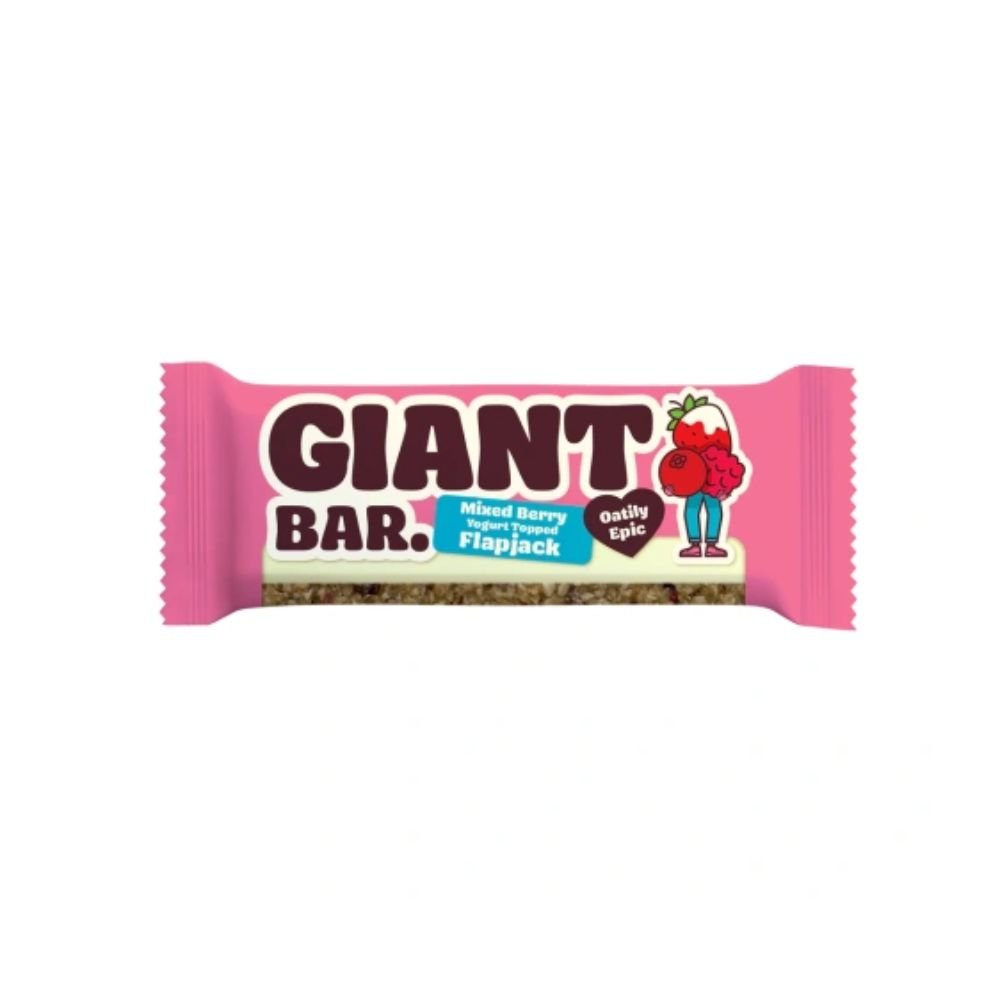 Ma Baker 100g Giant Bar Berry & Yoghurt Flapjack - Old Railway Line Garden Centre