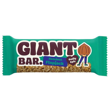 Ma Baker 100g Giant Bar Hazelnut Flapjack - Old Railway Line Garden Centre