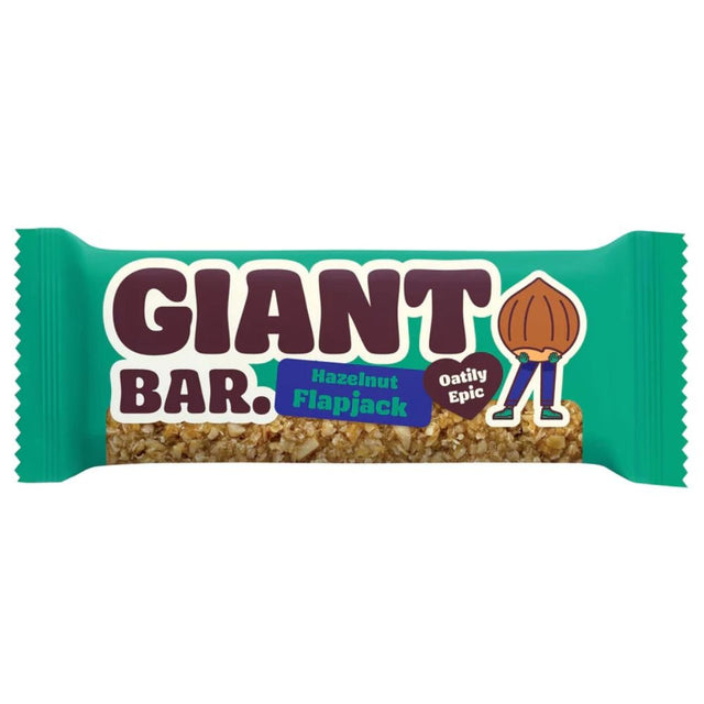Ma Baker 100g Giant Bar Hazelnut Flapjack - Old Railway Line Garden Centre