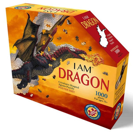 Madd Capp I Am Dragon, Fantasy Shaped 1000 Piece Jigsaw Puzzle