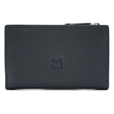 Mala Leather Alley Cats Leather Tri fold Purse